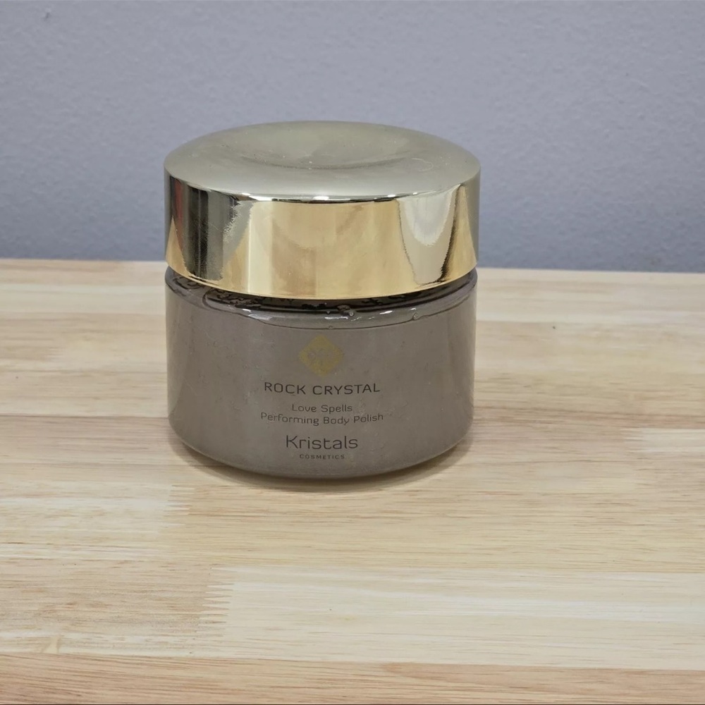 Kristals - Rock Crystal Love Spell- Body Polish - Gold and Gray